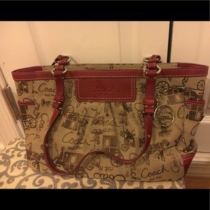 Coach Gallery Horse & Carriage Tote Shoulder Bag
